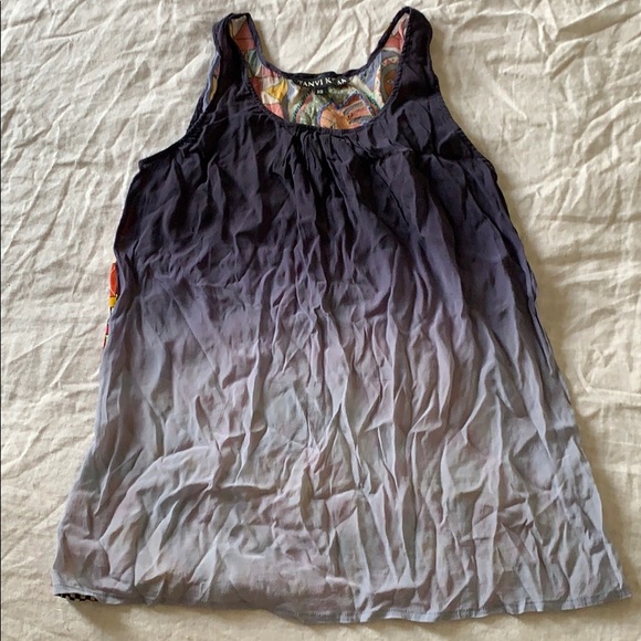🖤Anthropologie Tanvi Kedia boho ombré tank top - Picture 1 of 4